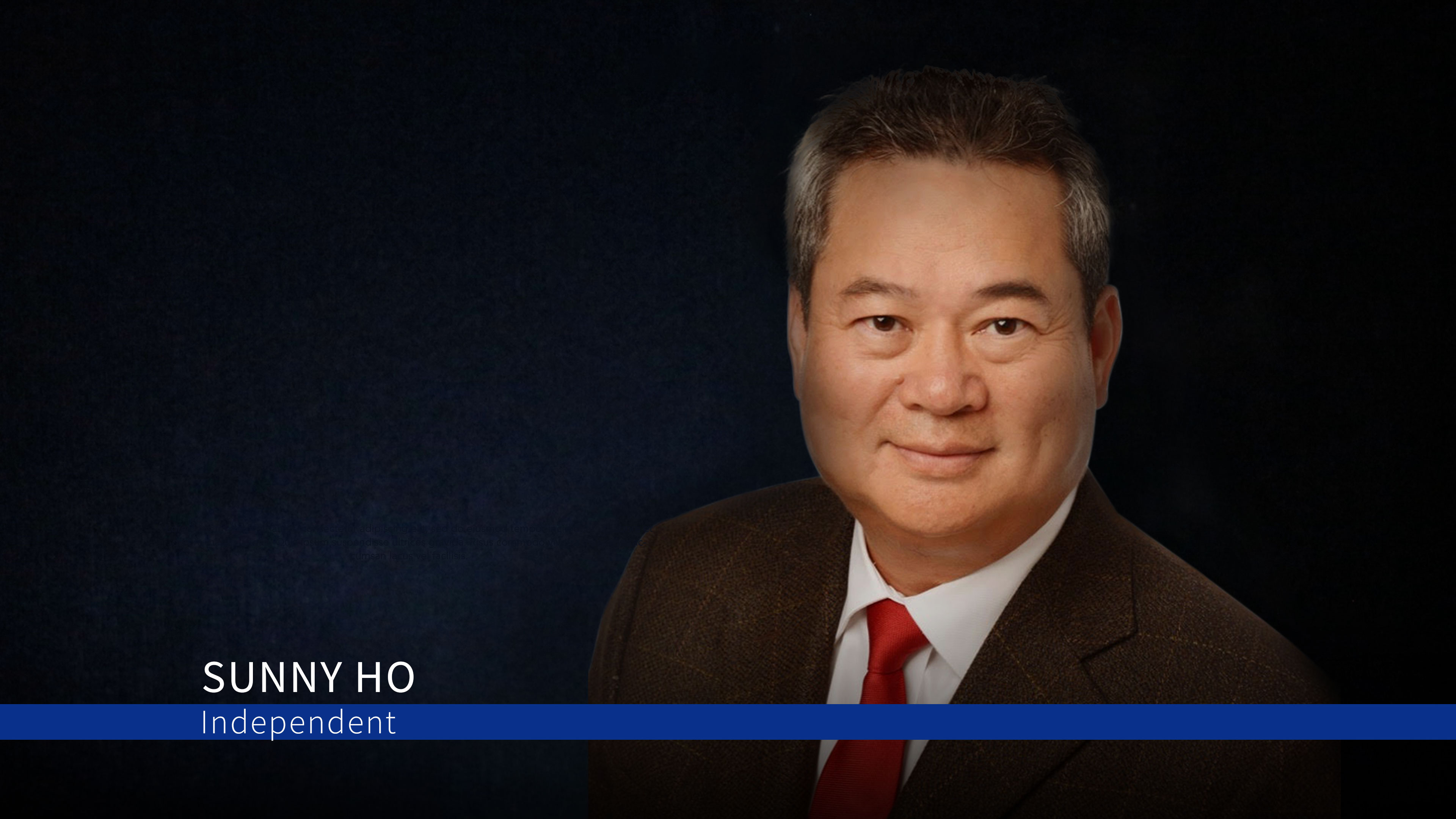 2022 City of Richmond Election for Councillor - Sunny Ho