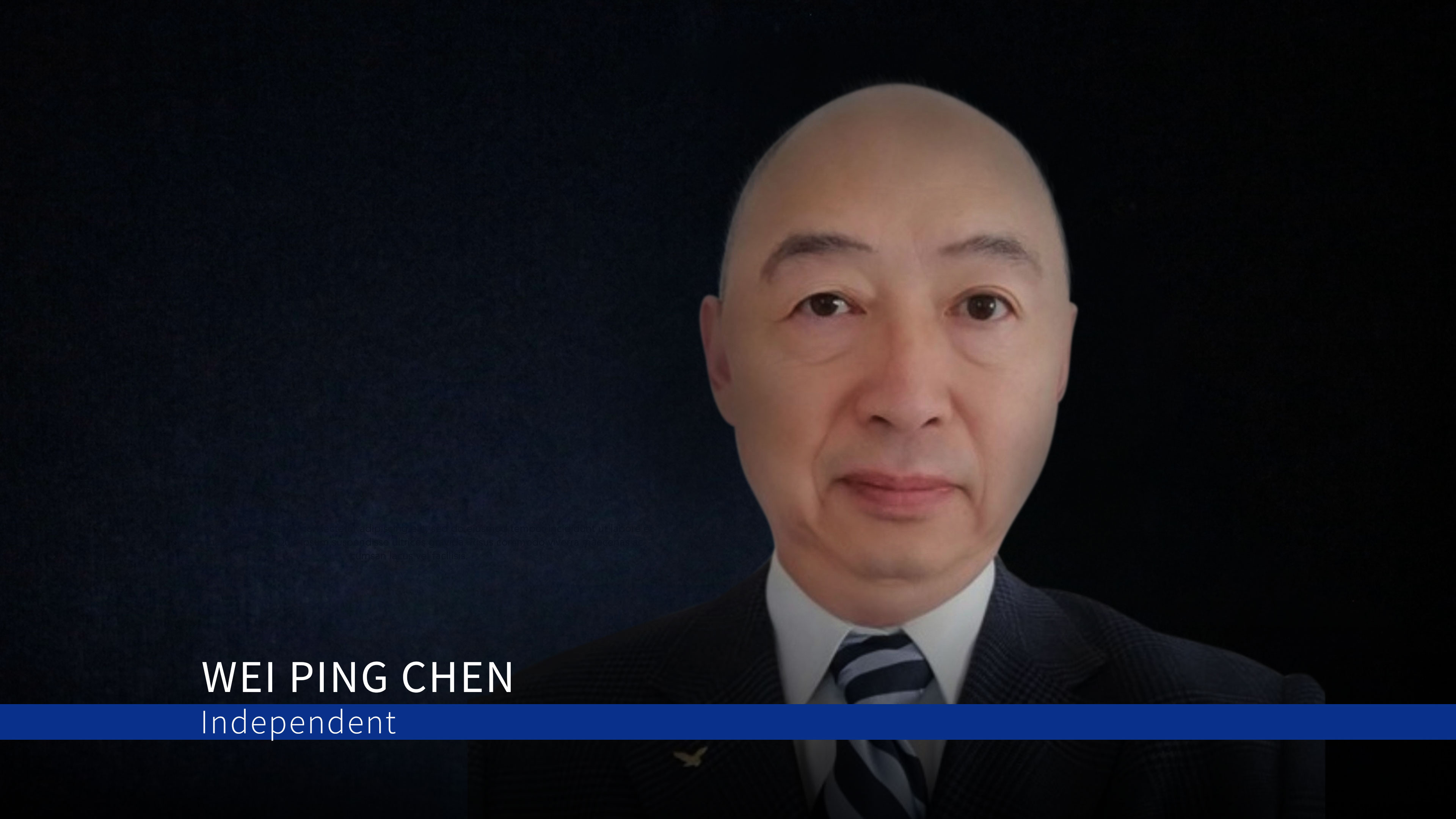 2022 City of Richmond Election for Mayor - Wei Ping Chen