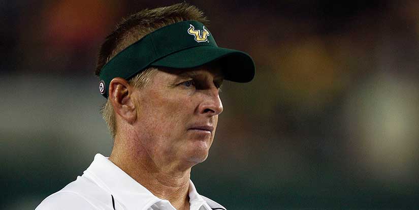 Domestic violence, theft charges dropped for former USF football coach Jim Leavitt