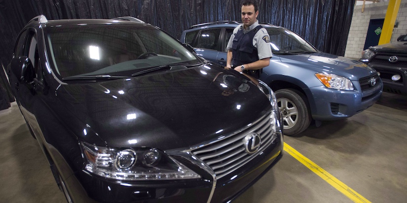 Auto thefts continue downward trend across Canada, new report shows
