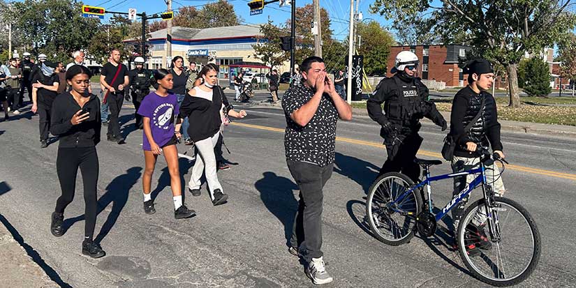 Protesters demand body cameras after fatal shooting of 15-year-old Nooran Rezayi