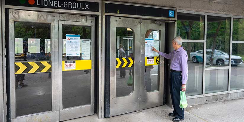 Montreal Transit Corp. warns users ahead of second strike coming in 10 days