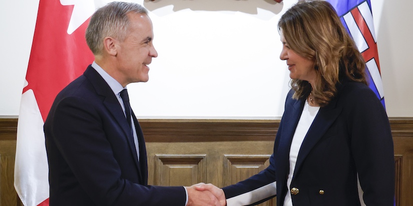 Carney, Smith sign pipeline deal, open door to changing B.C. tanker ban