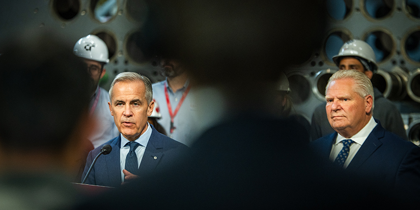 Carney asked Ford 'a couple of times' to pull anti-tariff ad, premier says