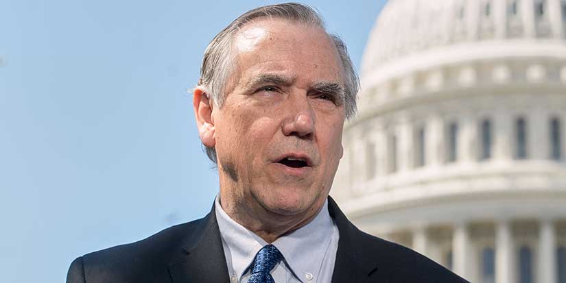 Democratic Sen. Merkley of Oregon stages marathon speech to protest Trump amid shutdown