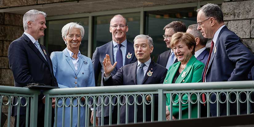 G7 finance ministers meet to discuss increasing pressure on Russia