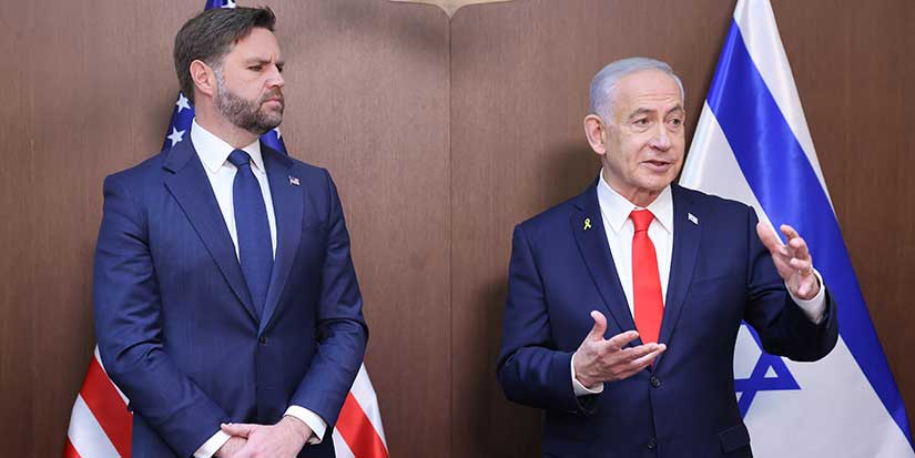 Israel 'not a protectorate' of the US, Netanyahu says ahead of meeting with Vance