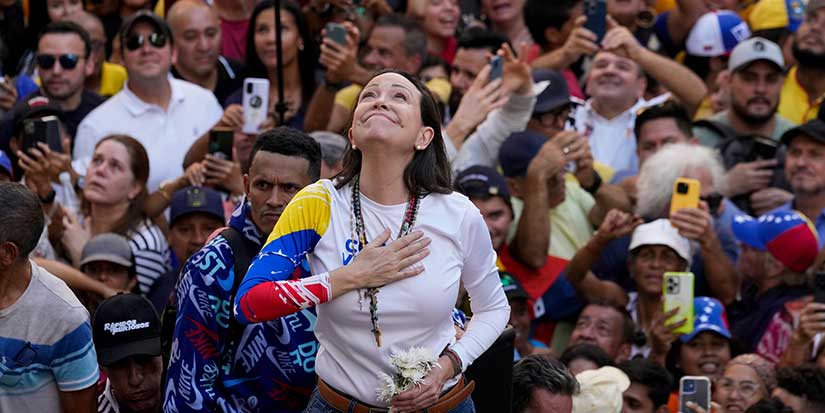 Venezuelan opposition leader María Corina Machado wins the Nobel Peace Prize