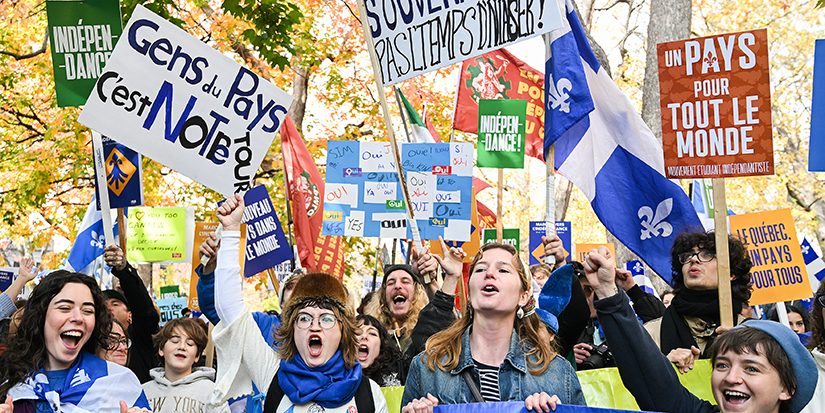 Young, proud, online: Quebec's newest sovereigntists hope to revive an aging movement