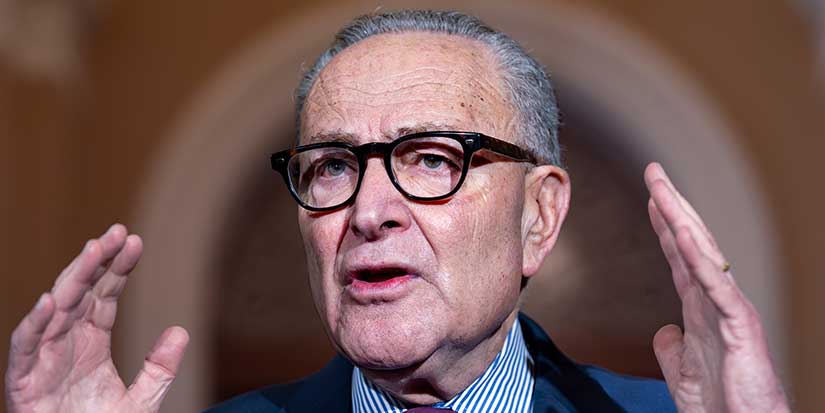 GOP turns Schumer print quotes into AI-generated video of him saying shutdown good for Democrats