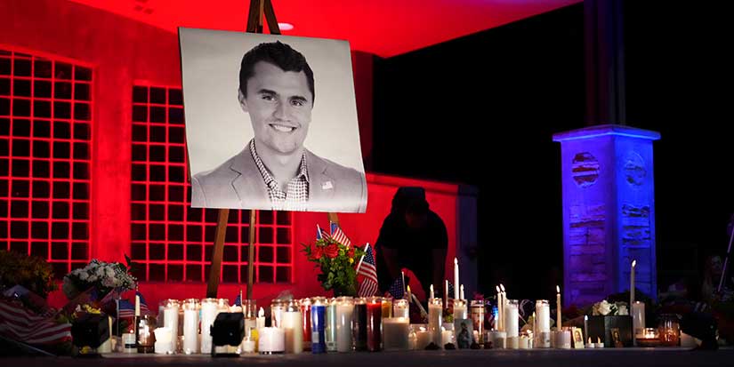 The Latest: A 22-year-old Utah man is charged with murder in Charlie Kirk shooting