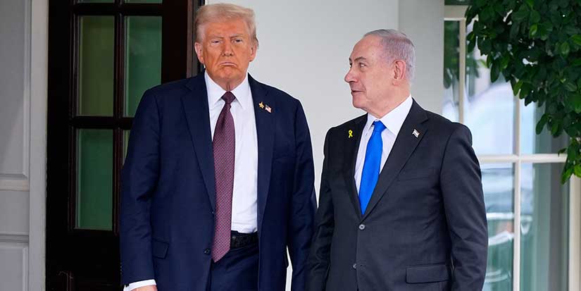 Netanyahu apologizes to Qatar for strike targeting Hamas as he meets with Trump