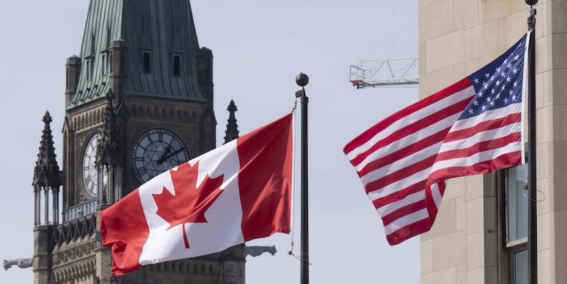 Canada-U.S. trade down almost $2 billion since early 2024