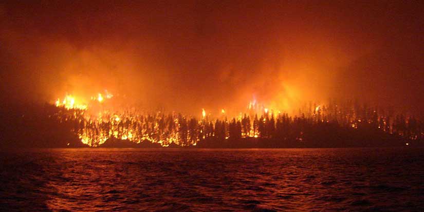 Be prepared for risk of wildfires over the long weekend