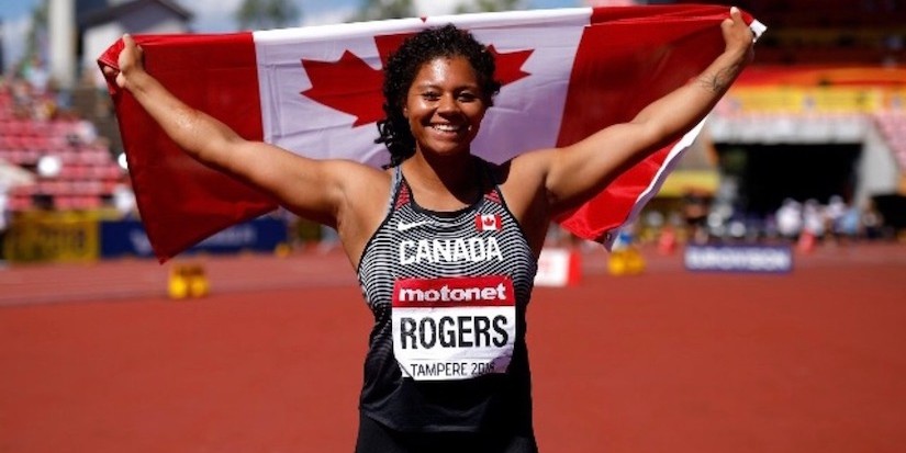 Rogers fifth at Olympics with record throw