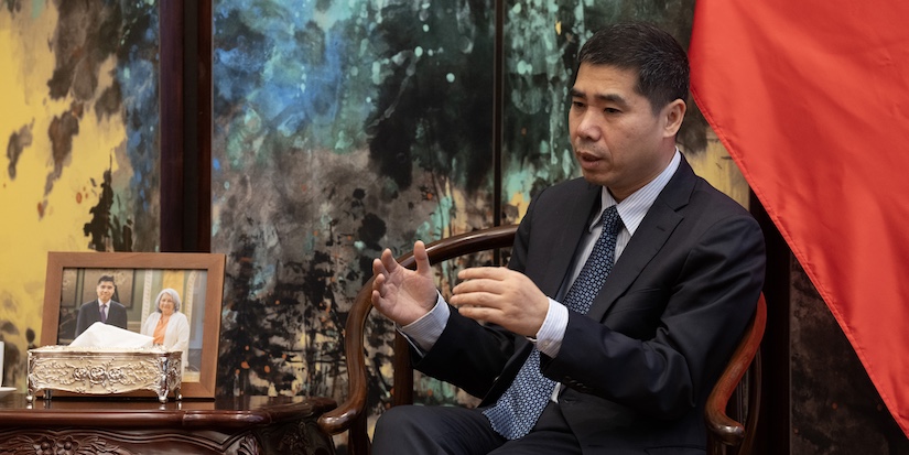 Chinese ambassador casts doubt on PM's claim that Beijing agreed to visa-free entry