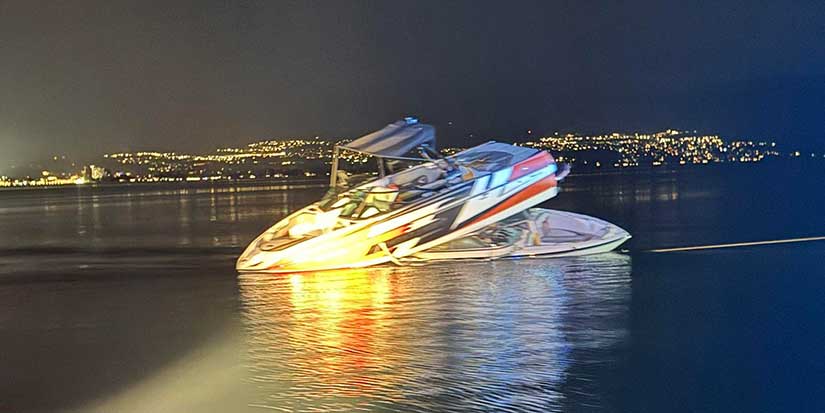 Several people injured when boat lands on another on B.C.'s Okanagan Lake: police