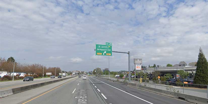 Highway 99 cycling and transit construction underway