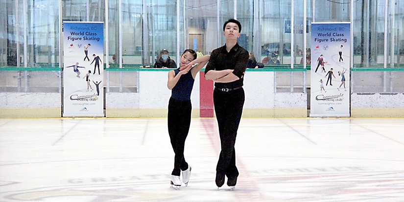Pair skating champions find synchronicity on ice