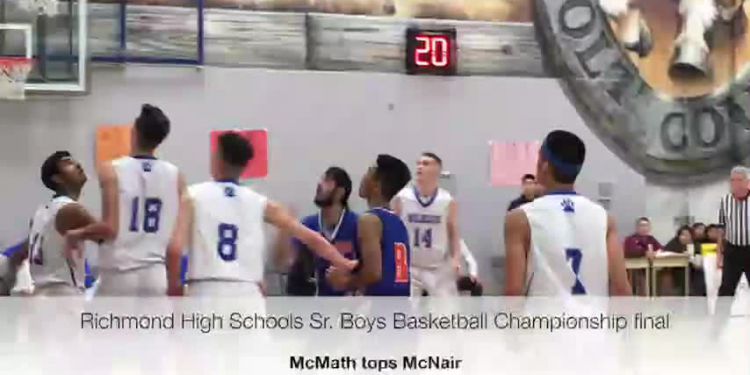 McMATH WINS BOYS CITY HOOPS TITLE. Jordin Kojima scored 41 points as McMath won its first Richmond high school senior boys’ hoops title since 2005 with a 103-79 win over McNair Marlins in the playoff final Thursday.