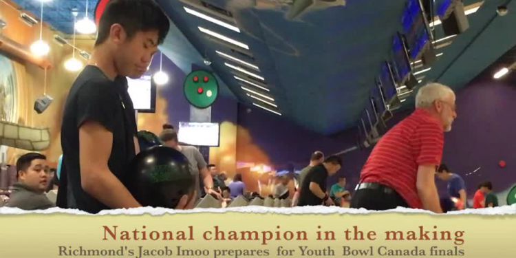 Richmond’s Jacob Imoo won the YBC national 10-pin bowling championship May 7 in Laval, Quebec.