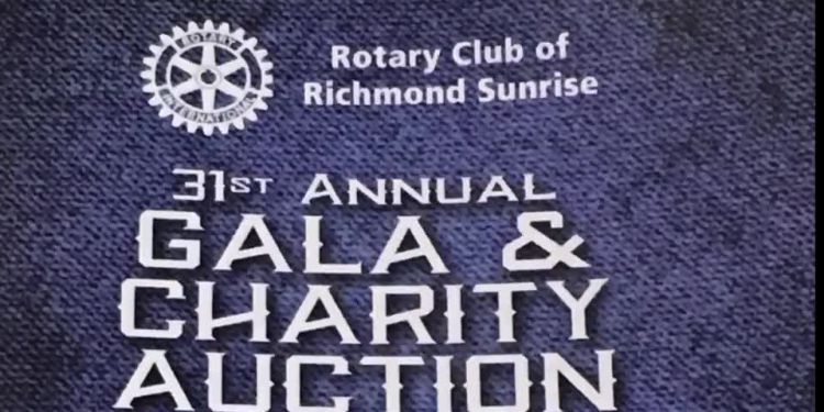 Richmond Rotarians reflect motto Service Above Self at annual charity fundraiser.