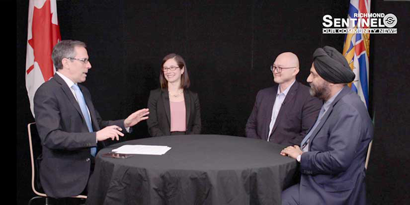 Richmond Sentinel interviews MLA Kelly Greene, Henry Yao and Aman Singh 2022